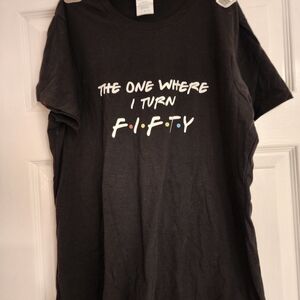 Port and Company Black Graphic Tee